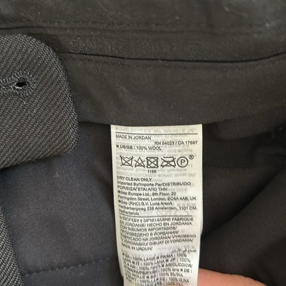 Banana republic nwt 0 petite straight leg wool pant - Picture 7 of 7